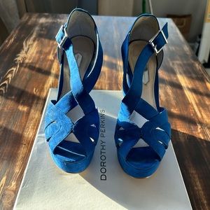 Cobalt Blue Wedges